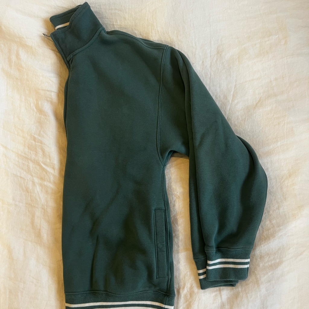 Abercrombie & Fitch Forest Green Zip-Up